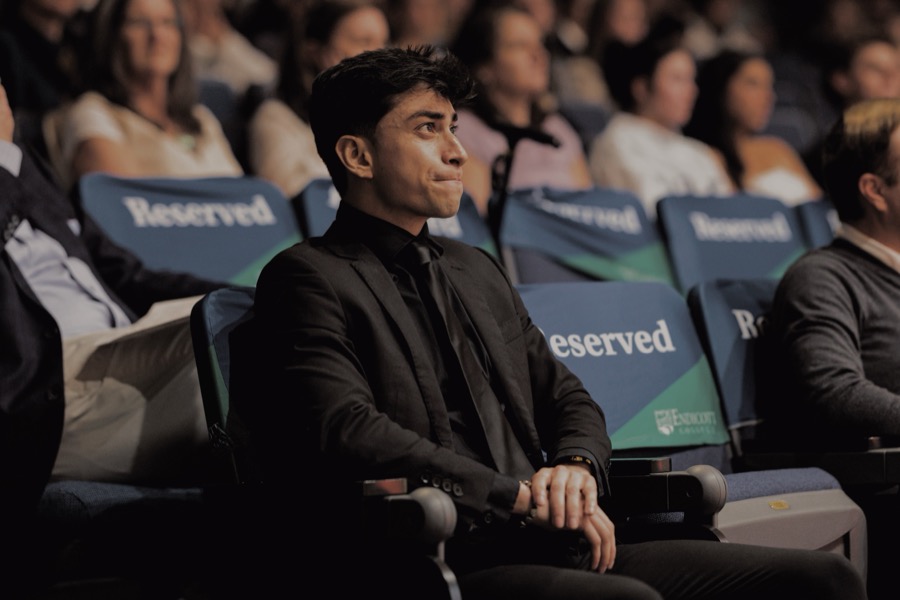 Keveen Delgado at Endicott College